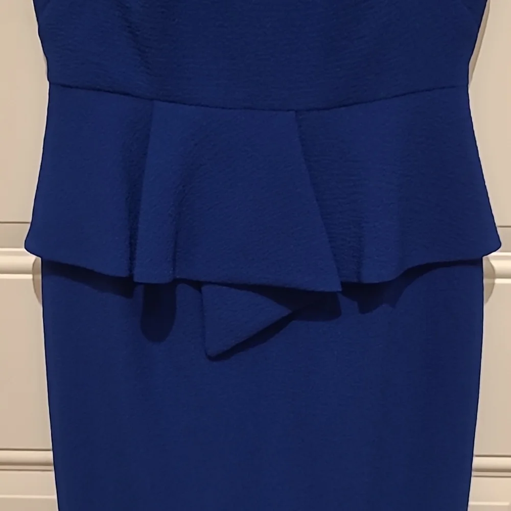 Royal Blue Black Halo Dress - Picture 5 of 8